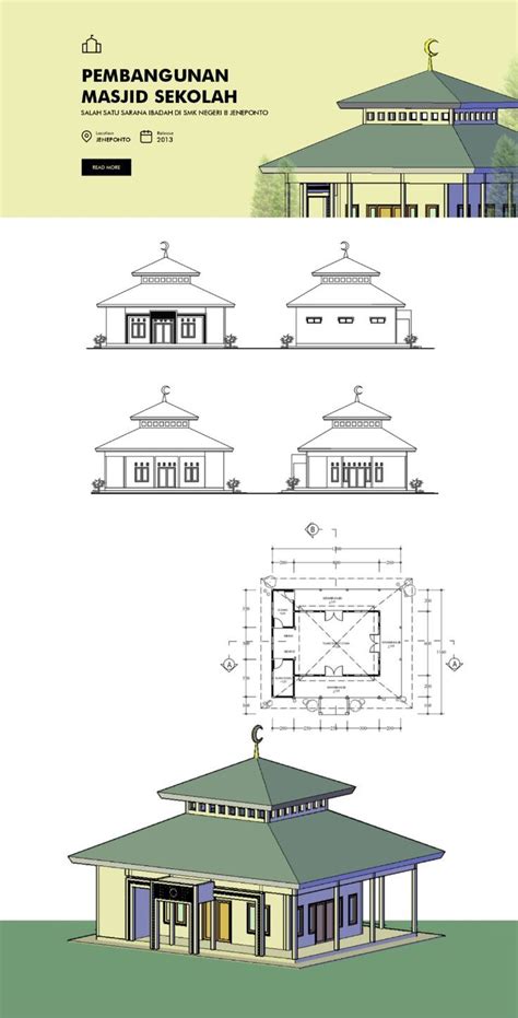 8 Masjid ideas | masjid, floor plans, autocad