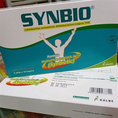 SYNBIO CAPS SUPLEMEN PROBIOTIK DAN PENCERNAAN 1 Strip 10 Kapsu L