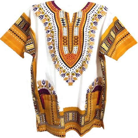 Vipada Handmade Dashiki Shirt African Caftan Unisex Large