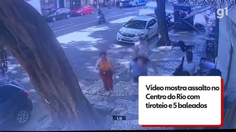 V Deo Mostra Tiroteio Em Saidinha De Banco Baleados No Centro