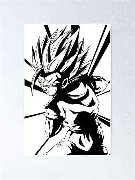 Gohan Ssj2 Poster For Sale By Callahanstyle Redbubble