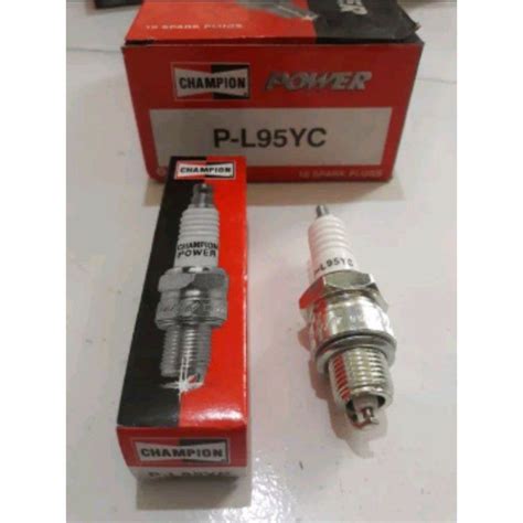 Jual Busi Power Champion L95YC Drat Pendek Bagus Untuk Vespa Dan Rx