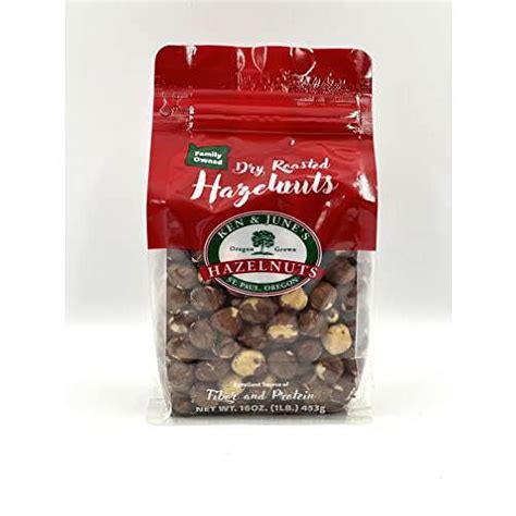 Dry Roasted Hazelnuts 16 Oz Bag