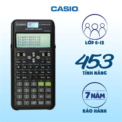 Máy tính Casio Fx 570VN Plus New 2nd Edition Máy tính Casio Fx 570VN