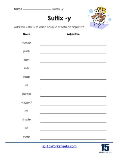 Suffixes Y And Ly Word Sorts Word Work Suffixes Worksheets Worksheets Library