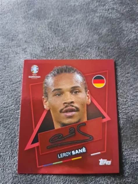 Topps Match Attax Euro Signatur Gold Edition Swiss Leroy Sane