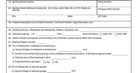 Fema Elevation Fillable Fill Out Printable Pdf Forms Online