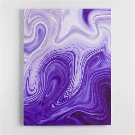 Purple Marble Wall Art