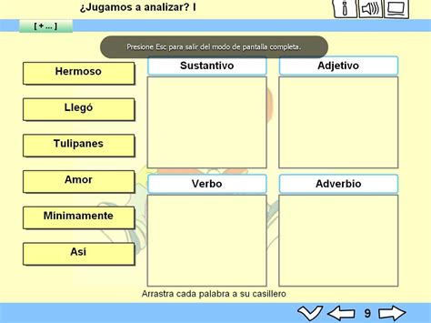 Análisis Morfológico Segundo Y Tercer Ciclo Primaria Secundaria Eso Ejercicios Recursos Y