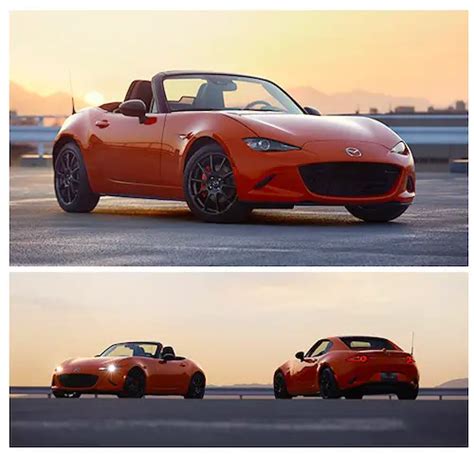 Mazda Unveils Mx 5 Miata 30th Anniversary Edition In Racing Orange