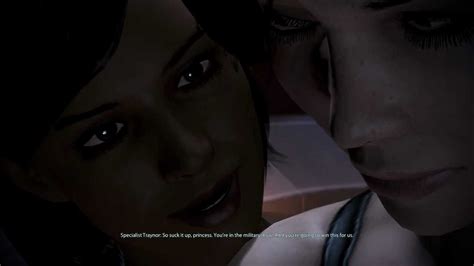 Mass Effect 3 Samantha Traynor Romance 15 Romance Scene Youtube