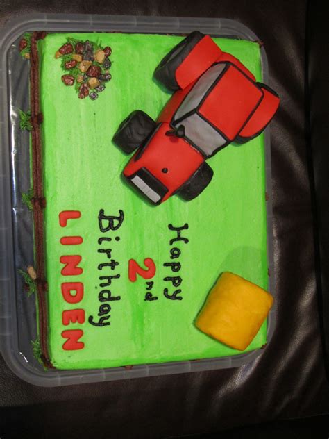 Red Tractor Cake