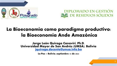 PDF La Bioeconomía como paradigma productivo la Bioeconomía Ande