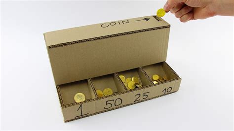 DIY Cardboard Coin Sorter