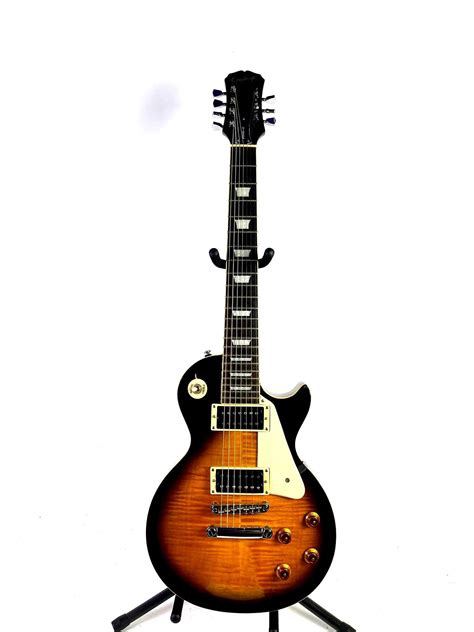 Epiphone Gibson Les Paul 7 String Solid Vintage Burst Electric Guitar