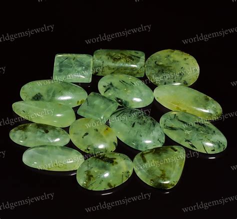 Mixed Mm Green Prehnite Gemstone For Jewellery At Rs Gram In