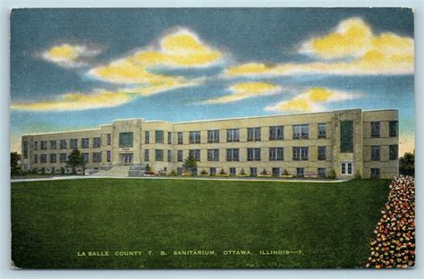 Postcard Il Illinois Ottawa La Salle County Tuberculosis Tb Sanitarium