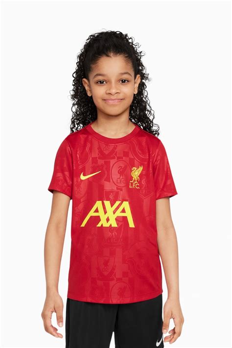 Football Shirt Nike Liverpool Fc Pre Match Junior Red R Gol