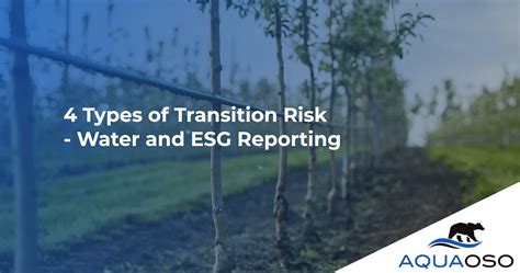 Types Of Transition Risk Water And Esg Reporting