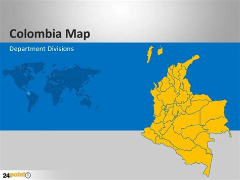 Map Of Colombia Powerpoint Presentation