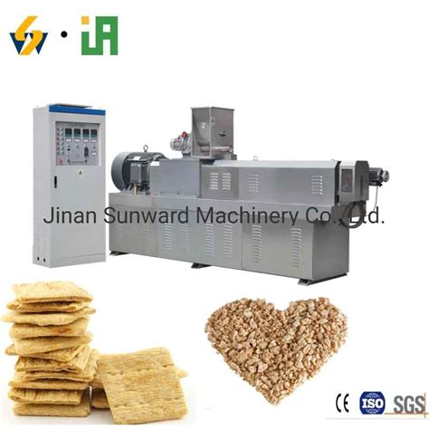 Automatic Soy Meat Processing Line Textured Vegetable Soya Protein Tsp