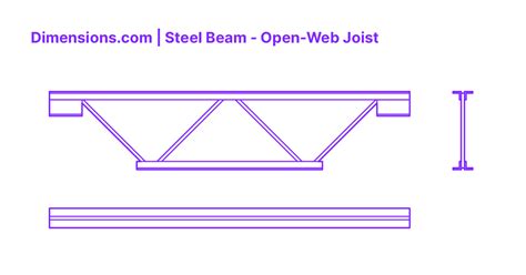 Steel Beam Open Web Joist Dimensions Drawings 47 Off