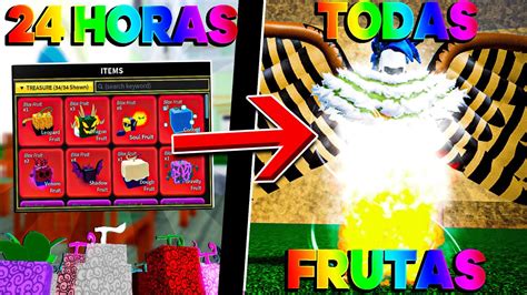 Horas Para Pegar Todas As Frutas Do Blox Fruits E Comer Roblox