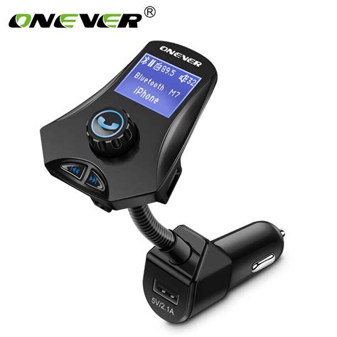 Onever Bluetooth Fm Transmitter Hands Free Car Kit Car Mp Player Fm