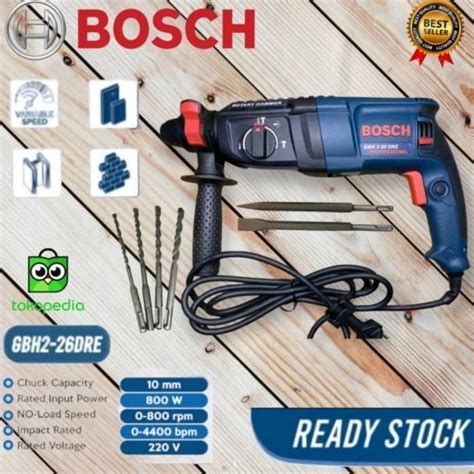 Jual Mesin Bor Beton Sds Bosch Gbh Dre Rotary Hammer Fungsi Ready