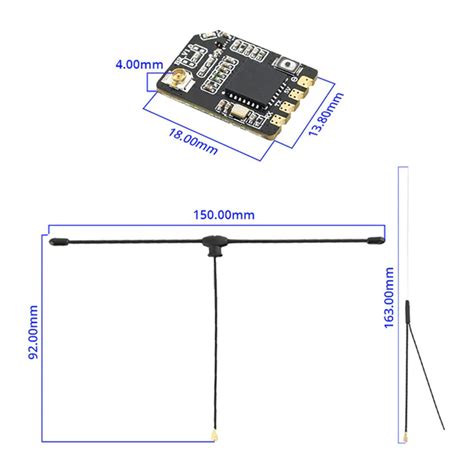 Receiver ELRS Radiomaster Bandit BR1 915MHz Cube FPV