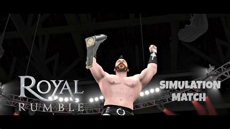 WWE 2k16 PS4 Royal Rumble 2016 Simulation Video YouTube