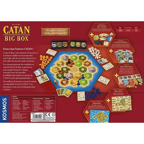 Catan Big Box Kosmos Jeu De Soci T Chez Hobbies