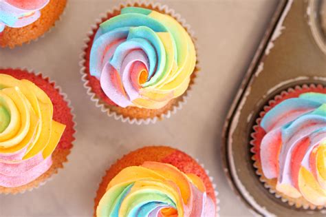 Double Rainbow Cupcakes Cupcake Jemma