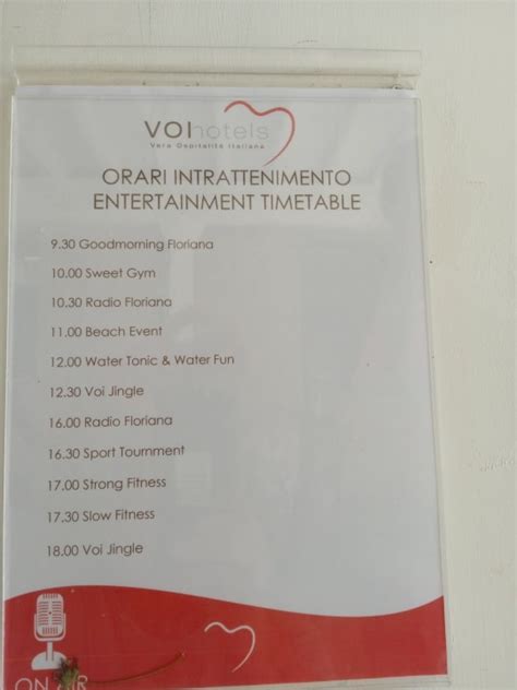 Programm Im Amphitheater Voi Floriana Resort Simeri Mare