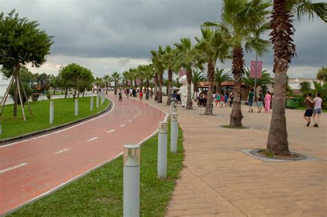 A Promenade And A Bicycle Path Near The Compound Of The First Train