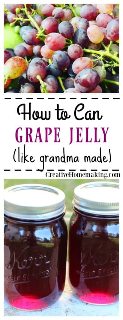 Grape Jelly Canning Recipe: Easy and Delicious - Creative Homemaking