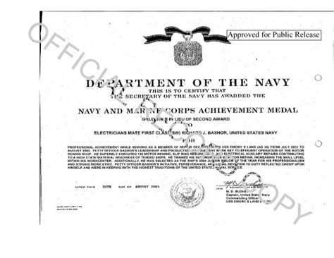 Navy and Marine Corps Achievement Medal