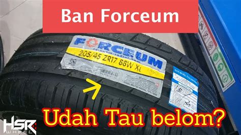 Ban Forceum Ga Kalauh Kualitasnya Sama Ban Dunlop Gt Radial