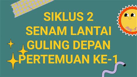 Ppl Pjok Ppg Daljab Kategori Siklus Pertemuan Ke Materi Guling