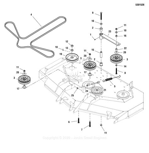 Ferris Assemblies For 5900770 Is500z Series W 61 Icd Mower Deck And Rops Is500zb2661 Parts