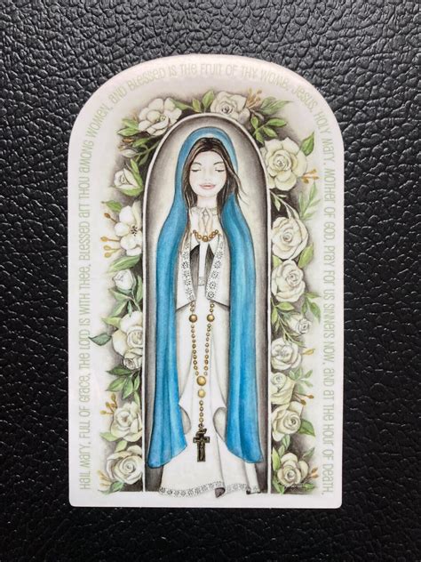 Hail Mary Sticker - Etsy