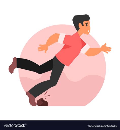 Running man Royalty Free Vector Image - VectorStock