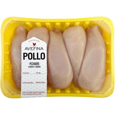 Comprar Pechuga Entera De Pollo Formato Ahorro Peso Aproximado Bandeja