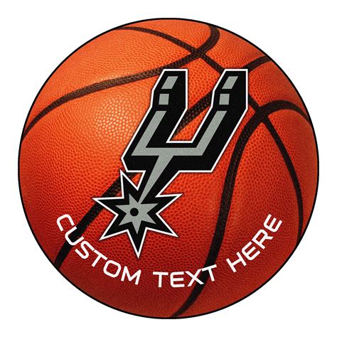 Fanmats San Antonio Spurs Personalized Basketball Mat