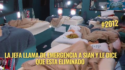 LA JEFA LLAMA DE EMERGENCIA A SIAN Y LE DICE QUE ESTA ELIMINADO EN LA