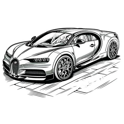 Bugatti Chiron Ausmalbilder Gratis Malvorlagen