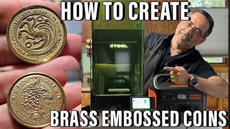 How To Create A Brass Coin With The XTool F1 Ultra YouTube