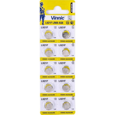 Buttoncell Vinnic L F Ag Lr