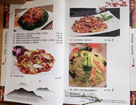 Menu At Ruby Chinese Restaurant Cornwall