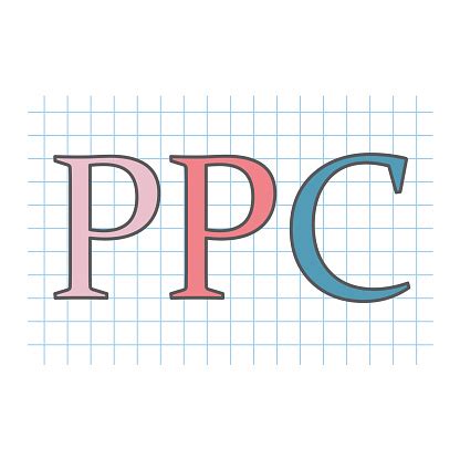 ppc tertulis  lembar kertas kotakkotak ilustrasi stok  gambar